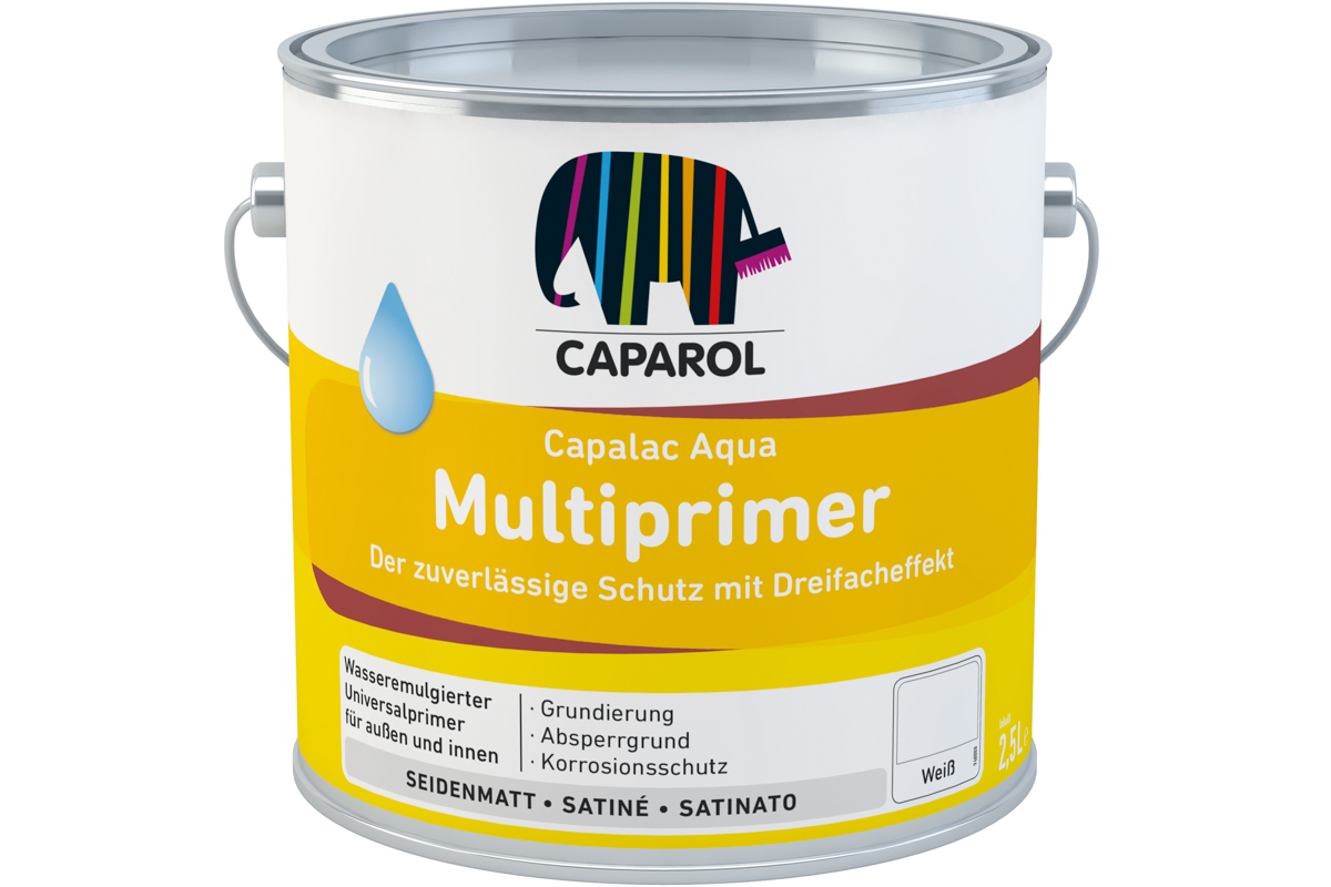 Capalac Aqua MultiPrimer 2,5 lt RAL 7001 Silbergrau